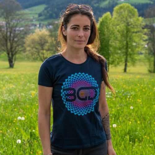BGD T-Shirt "MANDALA" women navy 