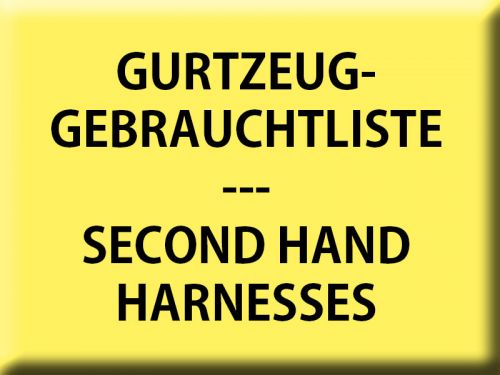 Gebrauchte Gleitschirm-Gurtzeuge 