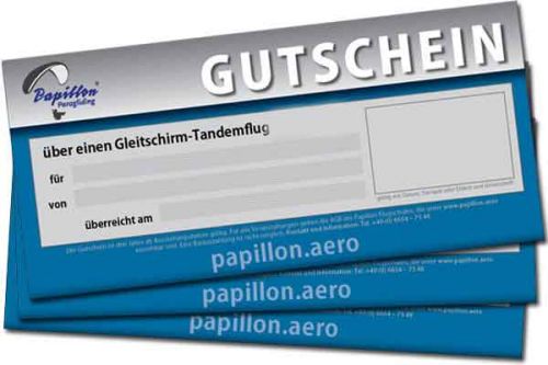 Voucher Tandem Flight 