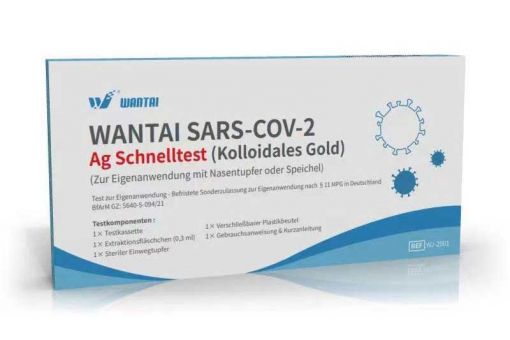 WANTAI SARS-COV-2 Ag Lollytest (Kolloidales Gold), einzeln verpackt 
