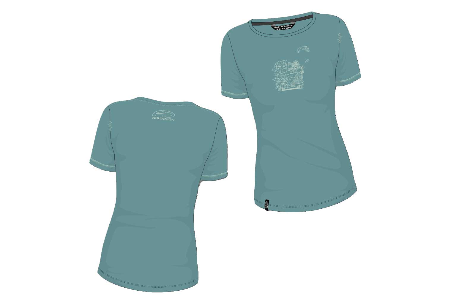 Airdesign T-Shirt Combi women 
