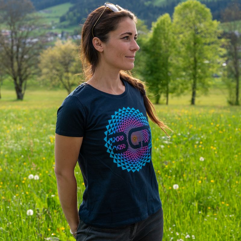 BGD T-Shirt "MANDALA" women navy 