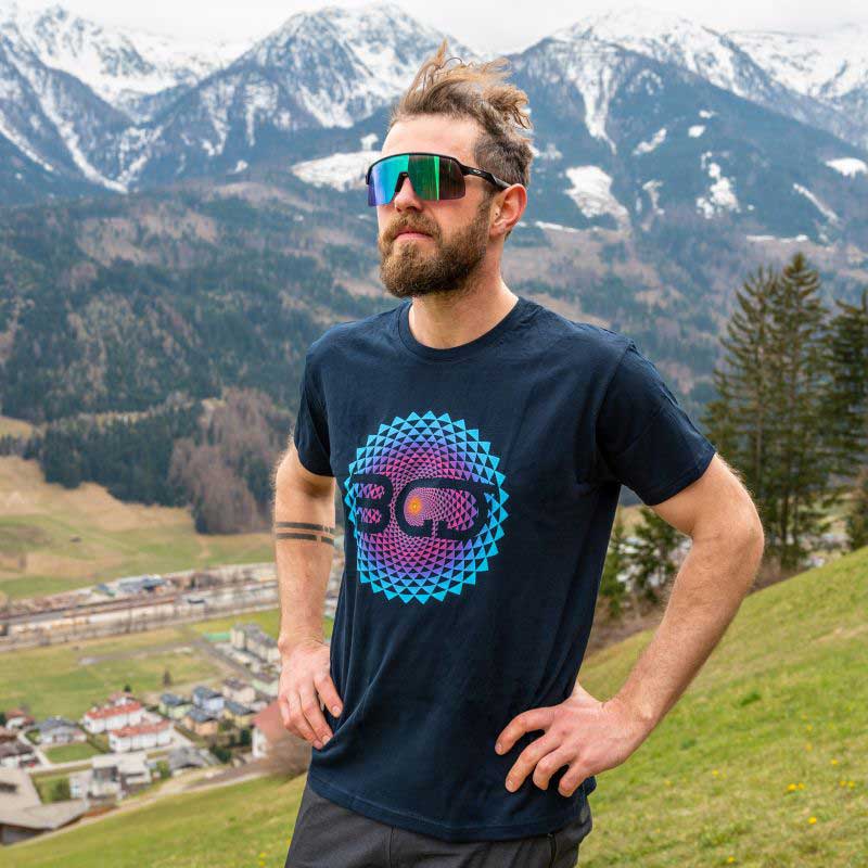 BGD T-Shirt "MANDALA" Herren navy 