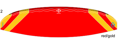 Phi Sonata red/gold